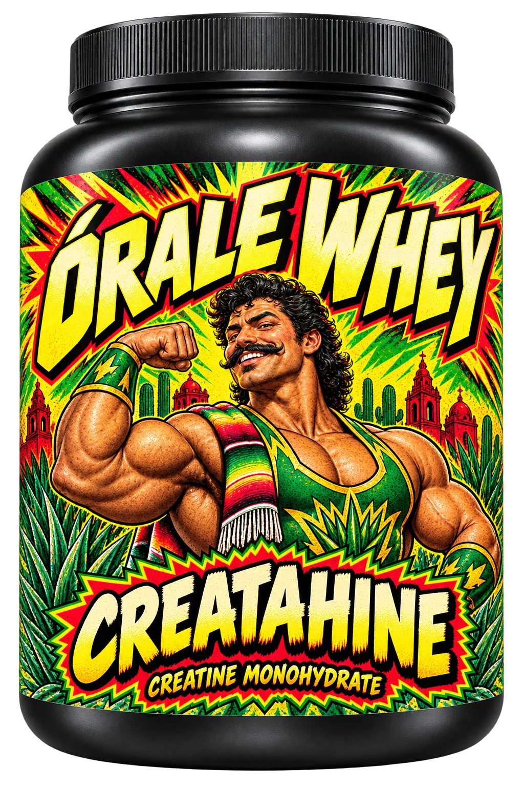 Órale Whey Creatine monohydrate packaging