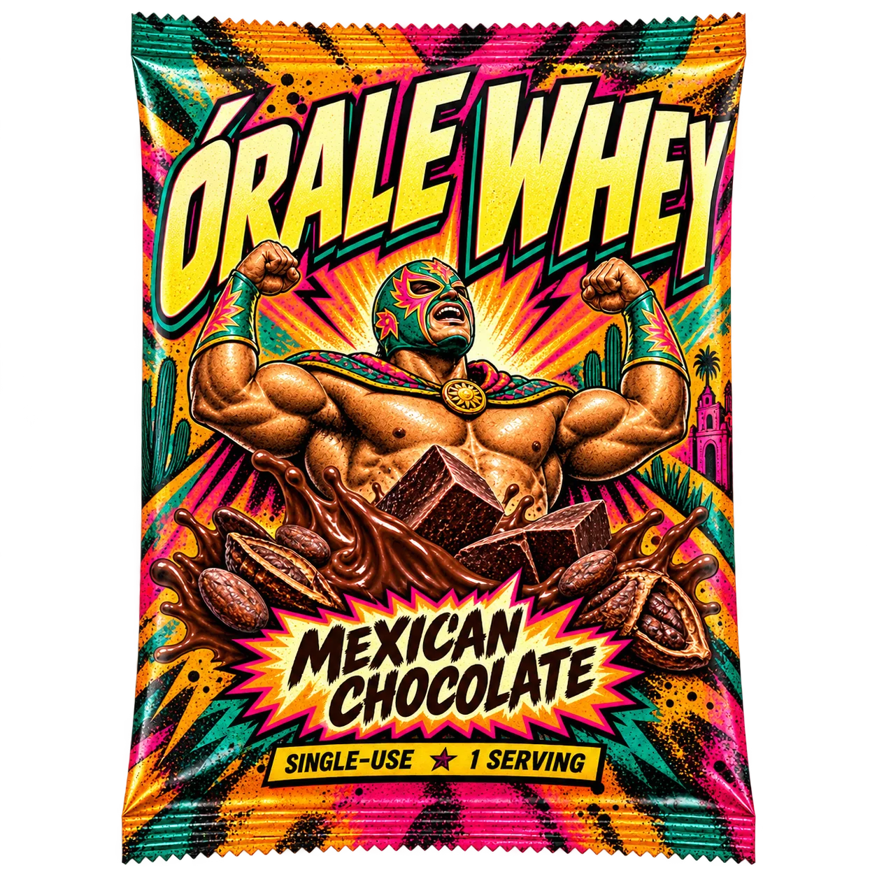 Órale Whey Mexican Chocolate packaging