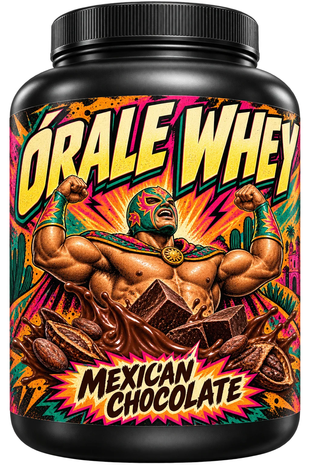 Órale Whey Mexican Chocolate packaging
