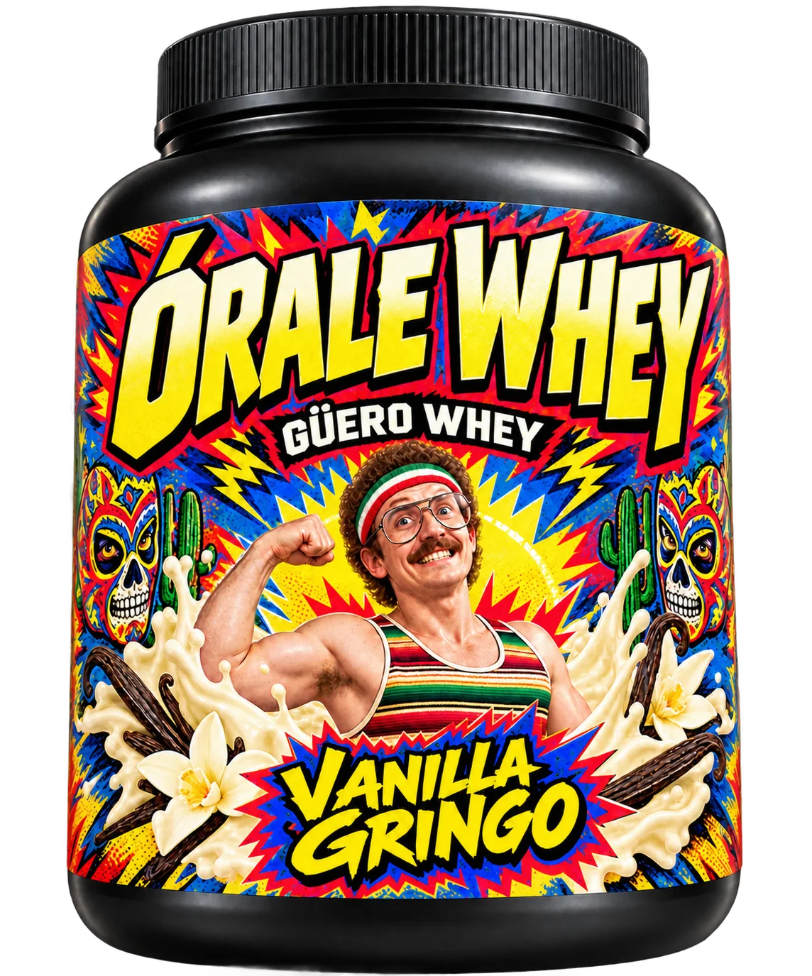 Órale Whey Vanilla Gringo packaging