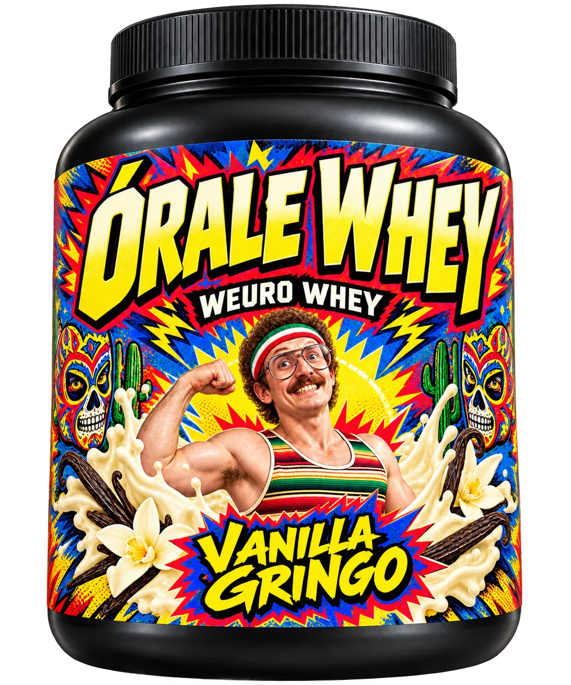 Órale Whey Vanilla Gringo packaging
